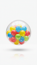 Sunburst Yellow Party Balloon