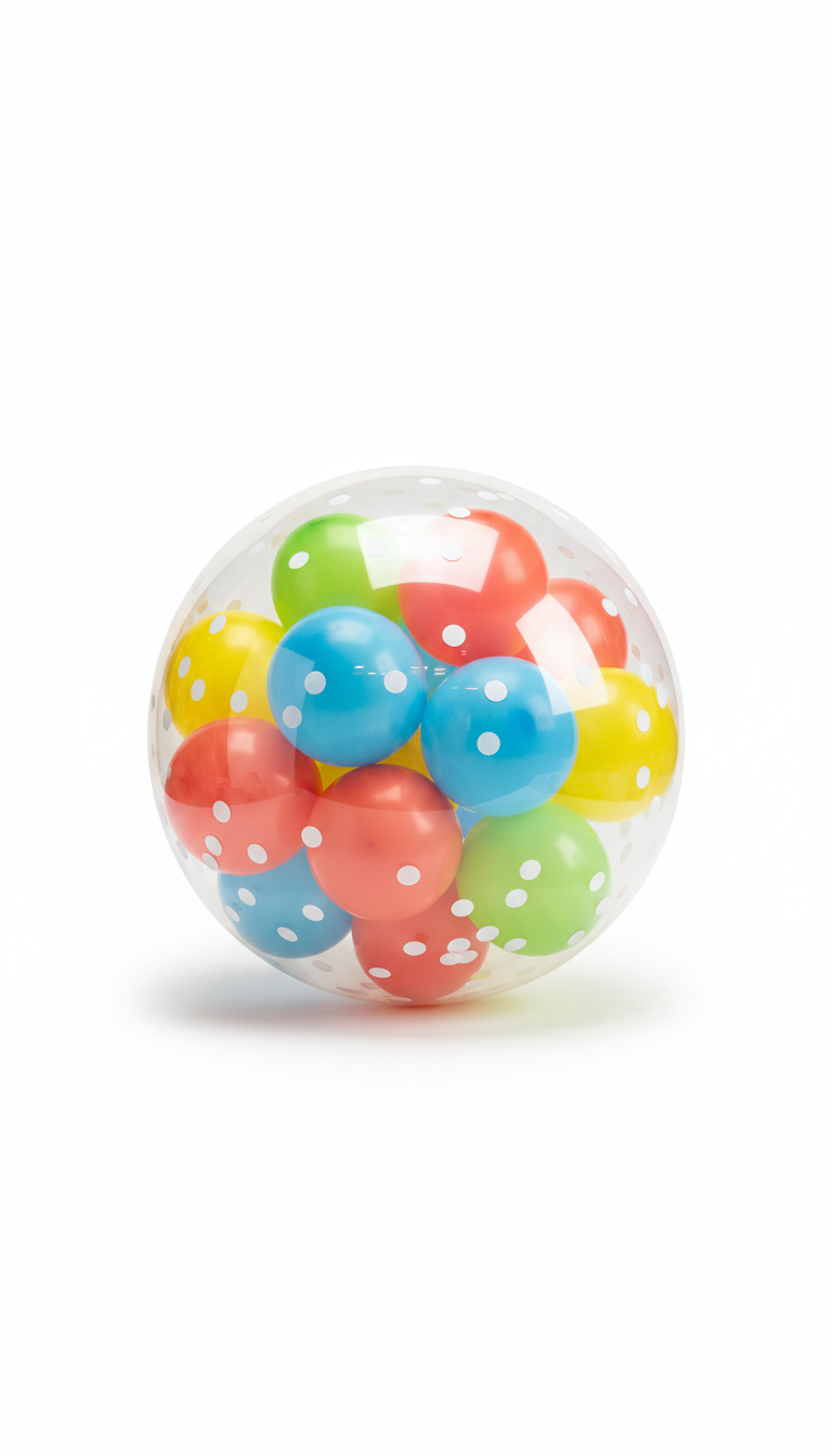 Coral Pop Birthday Balloon